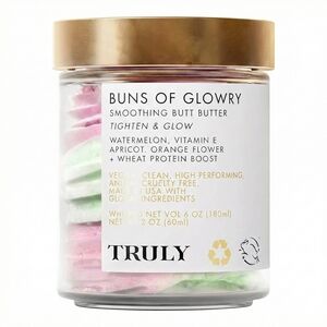 Truly Buns Of Glowry Tighten & Glow Smoothing Butt Butter- NEW